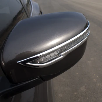 За Nissan Qashqai J11 2nd Измамник 2014 2015 2016 2017-2020 ABS Хромированное автомобилно огледало за обратно виждане декоративна лента Капак Завърши Аксесоари