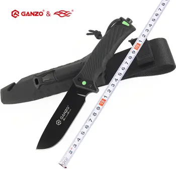 Firebird Ganzo G8012V2 8cr13mov острието ABS Дръжка на Нож с Фиксирано острие Инструмент за Оцеляване в Къмпинг и Ловен Нож тактически открит инструмент