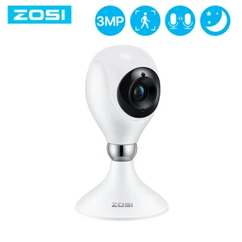 ZOSI C611 3MP 2MP WiFi IP Камера Водоустойчива AI Откриване на Човек 2-Полосное Аудио Нощно Виждане Отдалечен Достъп Възпроизвеждане на Безжична Камера