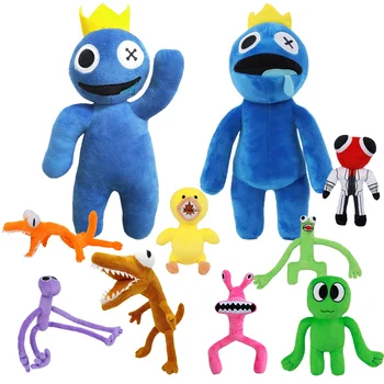 30 см Преливащи Приятели Плюшени Играчки Cartoony Игра Герой Кукла Kawai Синьо Чудовище Меки Плюшени Играчки за Деца от Феновете