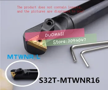 S32T-MTWNR16, вътрешен струг инструмент на 60 градуса, расточная планк за струг, Стругове инструмент с ЦПУ, Инструментален струг