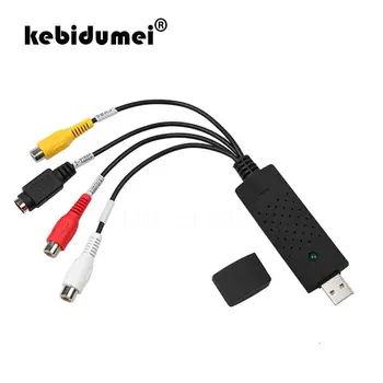kebidumei USB 2.0 HDMI-съвместим с RCA usb адаптер конвертор на Аудио Видео Кабели за PC Устройство за заснемане на ТЕЛЕВИЗИОННИ DVD VHS