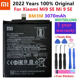 Въведете Mi 100% Оригинална Батерия BM3M За Xiaomi Mi9 SE Mi 9 SE 3070 ма Висок Капацитет Акумулаторна Телефон Замяна Batteria Akku