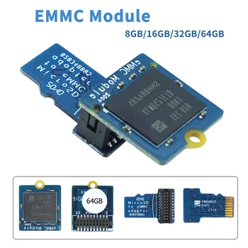 Модул EMMC 64 GB, 32 GB, 16 GB И 8 GB с micro SD-съвместим повратна адаптер eMMC T2 за Nanopi K1 K2 M4 NEO4