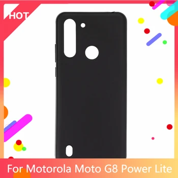 Moto G8 Power Lite Калъф от Матирана Мека Силиконова Делото От TPU За Motorola Moto G8 Power Lite Калъф За вашия Телефон, Тънък устойчив на удари