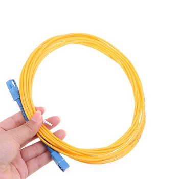 Гъвкав проводник период тел единствен режим ФТТХ кабел от оптични влакна 3 метра SK-СК симплексный