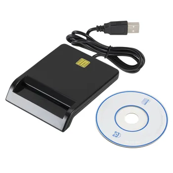 UTHAI X01 USB Четец за смарт карти за банкови карти IC/ID EMV Четец на карти с Високо Качество за Windows 7 8 10 Linux OS USB CCID ISO 7816