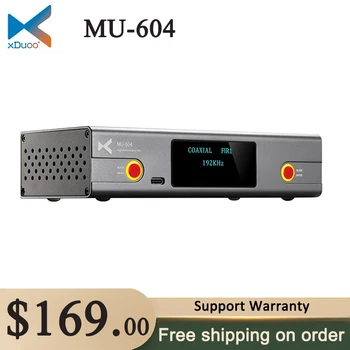 XDUOO МУ-604 MU604 DSD64-256 Декодер Два USB Система за КПР ES9018K2M Чип Подкрепа AUX Балансиран XLR Изход за Усилвател За Слушалки Плейър