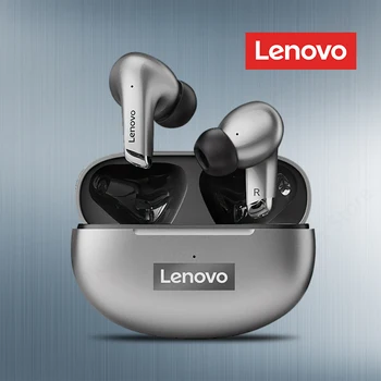 100% Оригинални Lenovo LP5 Безжични Bluetooth Слушалки Hi-Fi Музикални Слушалки С Микрофон Слушалки Спортна Водоустойчива Слушалки 2021New