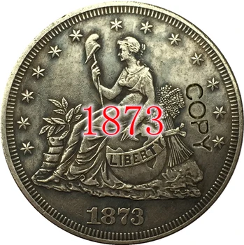 Копирни монети на щатския долар 1873 г.