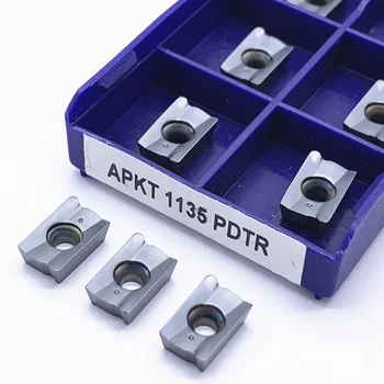 10ШТ APKT1135 PDTR LT30 благородна струговане твердосплавная поставяне APMT 1604 детайли на струг с CNC фрезоване поставяне