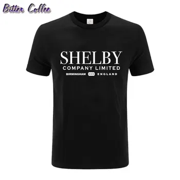 Shelby Company Limited, Вдъхновени от Футболками с принтом Peaky Blinders, 100% Памук, Мъжки Ризи, с чувство за хумор, Тениски с кръгло деколте