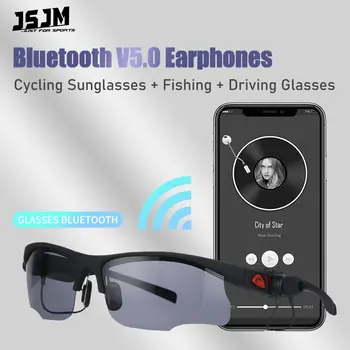 JSJM 2022 Нови Модни Спортни Слънчеви Очила Колоездене, Очила С Безжични Слушалки TWS 5,0 Bluetooth Слушалки Мъжки Умни Очила