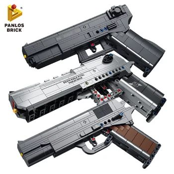 Градска Военната Серия Desert Eagle е Пистолет Пистолет Строителни Блокове Пистолет Модел Полицейска Куршум Монтаж на DIY Играчки за Момчета, Подаръци