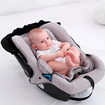 Универсална възглавница за детски седалки за кола, която поддържа главата и врата, удобни дишащи възглавница за седалка на колички, детски матрак maxicosi