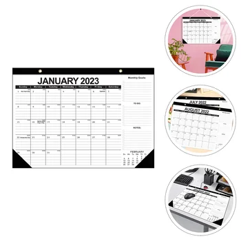 Календар на 2023 година Стенен Месечен Планер Офис Дневен 2024 година на 18 Годишна Развешивание Бележки 2022 месец Печатна бележка за Годишните празници