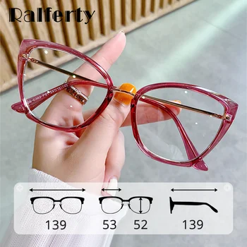 Ralferty Висококачествени Дамски Рамки за очила TR90 2021, Нови Големи Очила с Анти-Синя светлина, Дамски Рамки За Очила, на Пролетното Стъбло