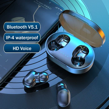 Нови Слушалки A6R Bluetooth 5.1 TWS Безжични Слушалки Стерео Спортни Слушалки С Микрофон За Зареждане Спортни Игри Телефони