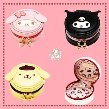 Sanrioed Чанти Кутия За Съхранение на Бижута Kawaii Аниме My Melody Kuromi Hello Kitty Козметични Чанти лек Многоцелеви Подарък За Момичета Сладък