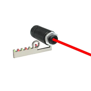 Аксесоари за стрелба с прашка на открито, инфрачервен лазерен шестизарядный механичен мерник от неръждаема стомана, оптичен мерник, светлина