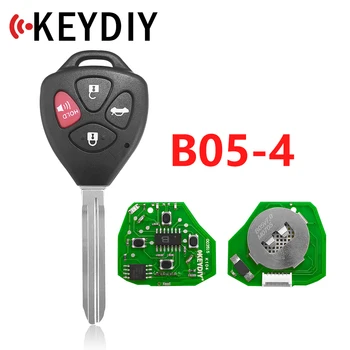 XNRKEY KEYDIY B05-4 KD дистанционно управление с 4 Бутона серия B Дистанционно Ключ за машини URG200/KD900/KD200