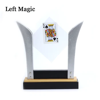 Луксозна Рамка за ТВ-карти Magic Triks Поставяне на Карта В Стъкло Магически Подпори Карта, Пълзят в Рамката на Магически Трик с илюзията Сцена