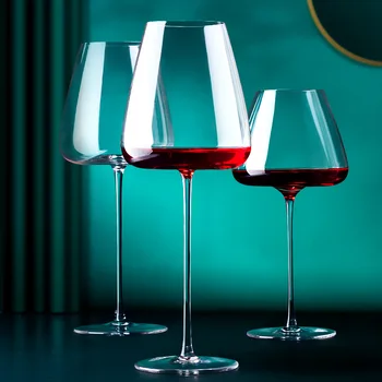 Чаши За Вино, Персонализиран С Надпис По Поръчка Сватбена Стъклена Посуда Вечерни Гарафа Флейта За Шампанско, Бордо Бордовое Стъкло RR2112