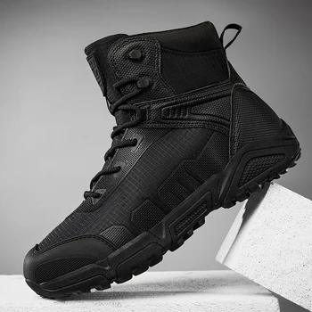 2022 Гореща Разпродажба Военни Армейските Обувки Мъжки Черни, Кафяви Военни Тактически Спортни Мъжки Мини Армейските Обувки Мъжки Тактически Обувки