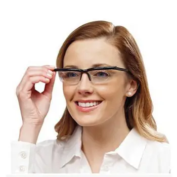 Творчески Очила за четене на Къси Разстояния с двойно предназначение с регулируемо Фокусно разстояние -6Г + 3D Степента на далекогледство Увеличительный клас
