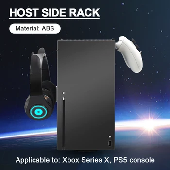 Слушалки Стенен Държач Стена Закачалка за PS5 Xbox Series X Приемащата Слушалка Подкрепа Кука Конзола Геймпад Игрови Аксесоари