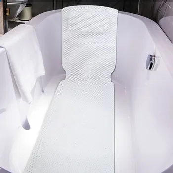 Възглавница за баня е Изключително Голям, за цялото Тяло, Възглавница за вана, Нескользящий Подложка за спа-вани, матрак цилиндър, Супер Дебели 3D Дишащи Меш Слоеве
