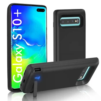Външна Батерия Зарядно Калъф Power Bank За Samsung Galaxy S10 Плюс Високоскоростно Зареждане на Батерията Power Case 6000 mah