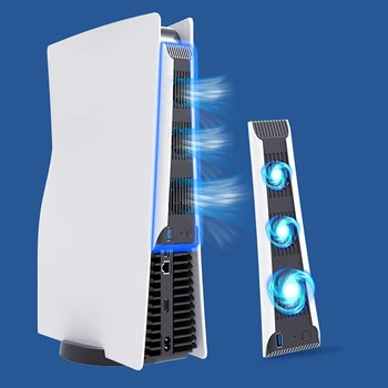 1бр Нов Ефективен Охлаждащ Радиатор USB С 3 Охлаждающими Феновете на Охладител е Подходящ За PS5 Игри Артефакт