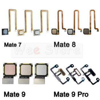 Оригиналната Бутон за Връщане Вкъщи Ключ за Свързване Touch ID Сензор за Пръстови Отпечатъци Гъвкав Кабел За Huawei Mate 7 8 9 Pro резервни Части За Телефони