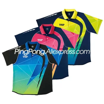 Тениска за тенис на маса TSP / Тениски за мъже /Жени 83105 за бадминтон TSP Облекло за пинг-понг Джърси за Игри-тенис на маса