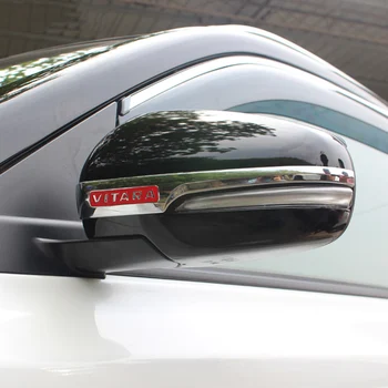 ABS Хромирани Покриване на Страничните Огледала за Обратно виждане, тампон на накладку, рамка, преден капак, лампи За Suzuki Vitara 2016 2017 2018 2019 2020 2021 2022
