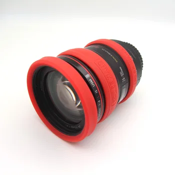 Камера Чанта За Nikon Z7II Z6II Z5 Силиконов Калъф + 3 бр. Пръстен За Обектива Гумена Лента Протектор за Съхранение на Здрав Калъф За Носене, Ръчно