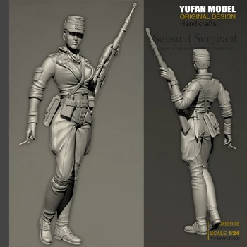 YUFAN Модел 1/24 Комплекти от смола секси жена-стрелец войници от смола самосборный (75 мм) YFWW-2030