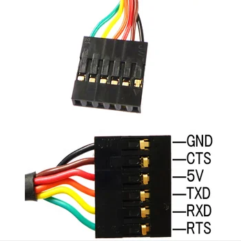TTL-232R-5V FTDI Чип TTL-232R USB-сериен UART (ниво TTL) конвертор кабели
