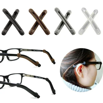 5 Двойки Противоскользящих Ушни Куки За Очила, Очила За Четене В Подножието На Силикон Съвет Ушна Дръжка Височный Кука За Захващане, За Очила