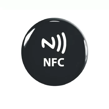Стикер NFC за социални мрежи, калъф за телефон, Водоустойчив Епоксидни NFC Стикер за обмен на информация за Контакт