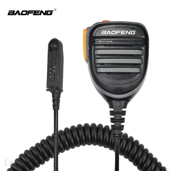 Микрофон-говорител Baofeng За Преносими Радиостанции UV-9R Plus BF-9700 A-58 BF-S56 Двустранно Шунка CBRadio Водоустойчива Лента за носене през Високоговорител Микрофон
