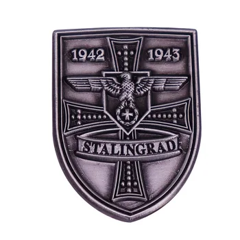 1942/43 Втората световна война 2 Немска Сталинградская битката Щит Икона