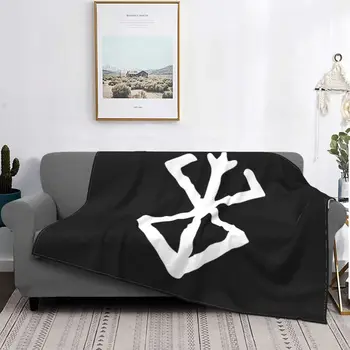 Знак Прокле Берсерка 1 Одеяло Покривки За Легло Каре Одеяла Аниме Плюшевое Пикник Одеало