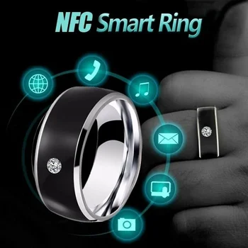 NFC Мултифункционален Пръстен На Пръста си Интелигентен Носимое Свързване с Телефон Android Обзавеждане Водоустойчив Умна Технология Пръстен Бижута